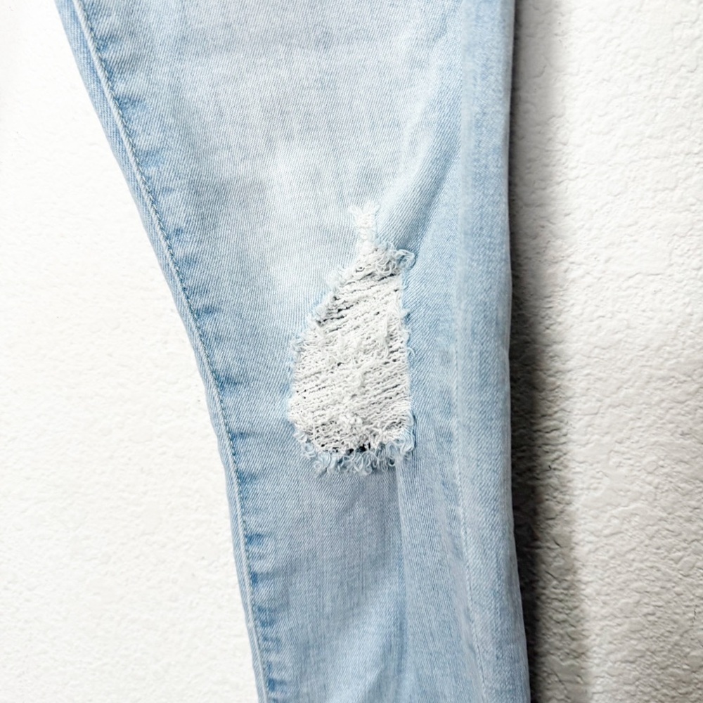 Blanqi Pregnancy Support Skinny Jeans Light Destroy Wash Distressed 6 - Picture 6 of 12